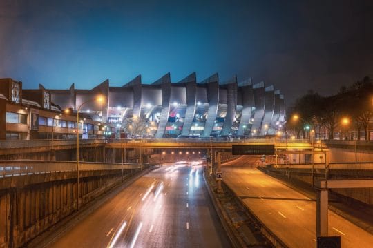 Le Parc des princes un soir de match de Ligue des Champions du PSG