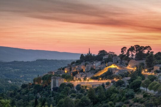 PACA - Fin de journée sur Bonnieux