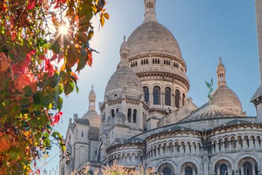 Paris - Soleil d'automne au Sacré-Coeur