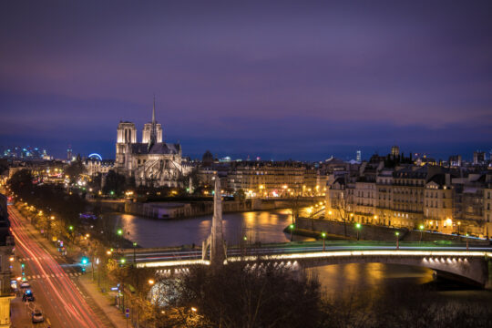 Paris - Notre-Dame depuis l'Institut du Monde Arabe