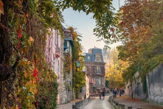 Paris - Automne dans le quartier de Montmartre