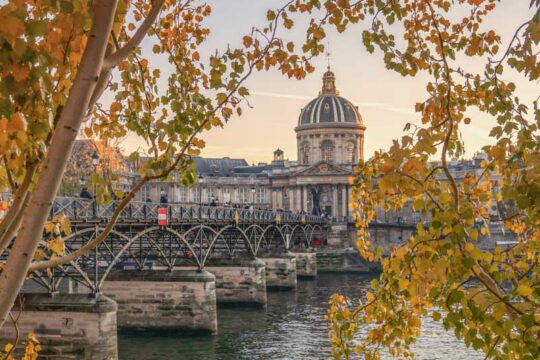 Paris - Automne sur le Pont des Arts