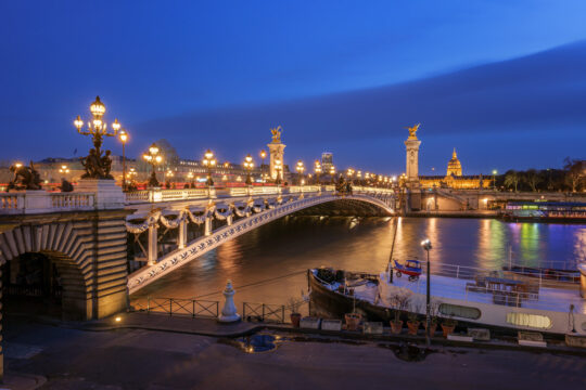 Paris - Nuit au Pont Alexandre III