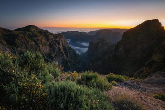 Portugal - Madère - Coucher de soleil au sommet