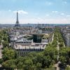 Tableau Photo | Vue Aérienne de Paris et la Tour Eiffel - Thumbnail Image 1